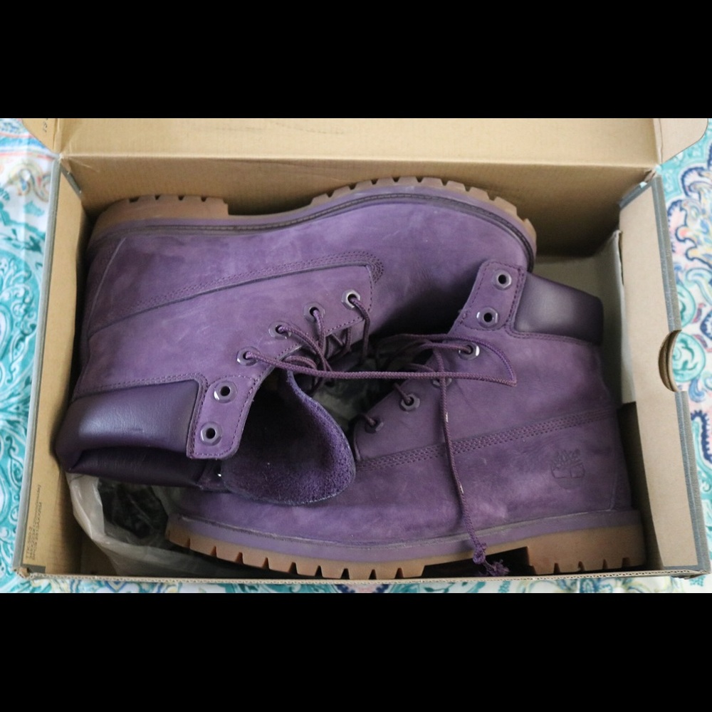 Timberland Boots (Purple)